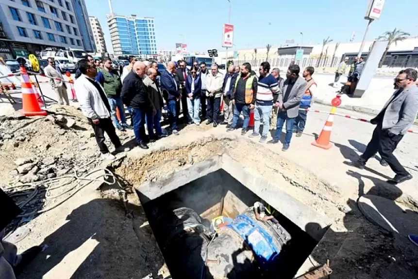 الإسكان: الانتهاء من أعمال ربط خط مياه الشرب الرئيسي بمنطقة زهراء المعادي