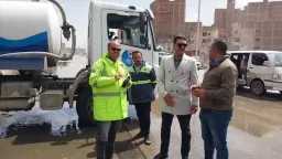 رئيس مياه القليوبية يتابع رفع تجمعات الأمطار بالمحافظة