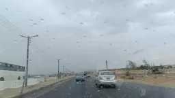 تساقط أمطار خفيفة ورياح باردة وغيوم في بني سويف