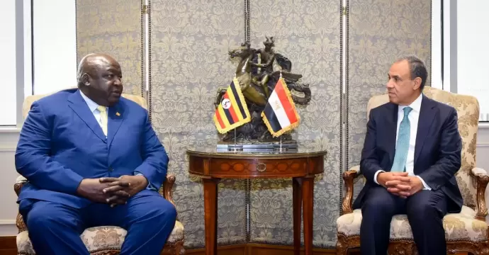 وزير الخارجية: منفتحون لتعزيز التعاون التجاري والاقتصادي والاستثماري مع أوغندا| صور