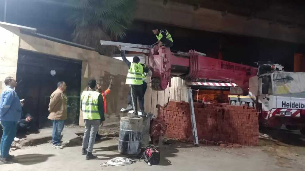 محافظ القاهرة: تدعيم باكيات كوبري 6 أكتوبر وغلق جزئي بمحيط موقع العمل