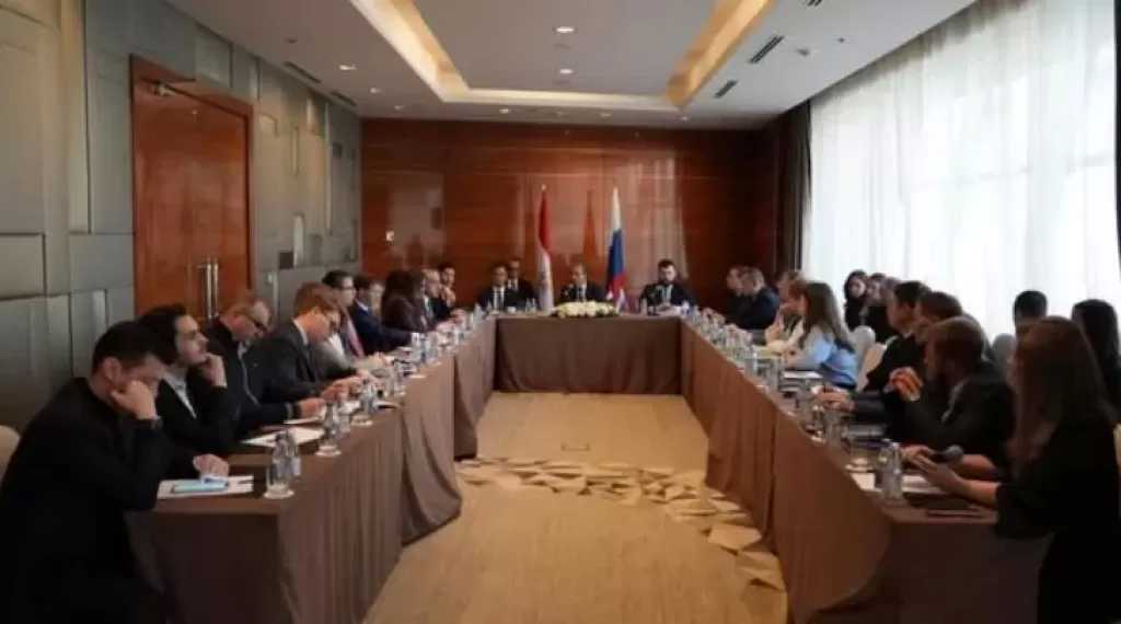 وزير الخارجية يبحث مع رجال أعمال روس تعزيز الاستثمارات في مصر