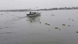 ارتفاع درجات الحرارة وعودة حركة الصيد في البحيرة