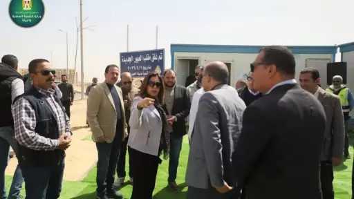 وزيرة التنمية المحلية والبيئة تعلن البدء الفعلي في الغلق الآمن لمقلب العبور ورفع كفاءته الببئية