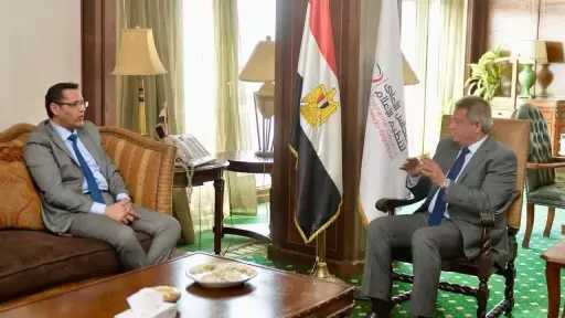 رئيس الأعلى للإعلام يستقبل نقيب الصحفيين