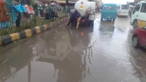 تساقط أمطار متوسطة على المدن الساحلية بكفر الشيخ