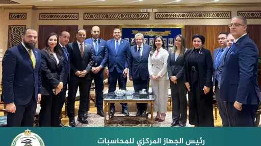 رئيس الجهاز المركزي للمحاسبات يستقبل وفد ”تنسيقية شباب الأحزاب” بمجلس الشيوخ