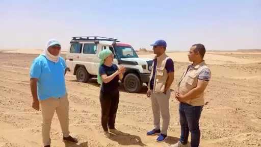 الوادي الجديد: وصول بعثة جامعة ميلانو الإيطالية لاستكمال المسح الأثري بمنطقة أم الدبادب