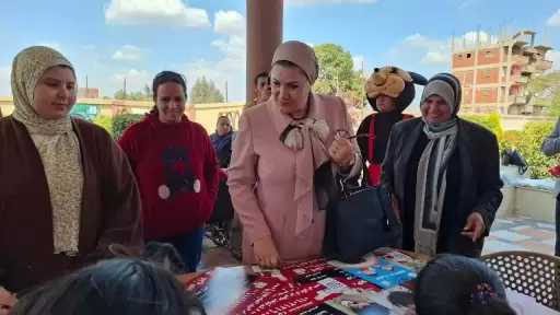 رئيسة المجلس القومي للطفولة والأمومة تشارك أطفال محافظة المنوفية بكنيسة الشهيد العظيم مارجرجس وبيت مفرح القلوب لذوي الهمم الاحتفال بعيد القيامة المجيد