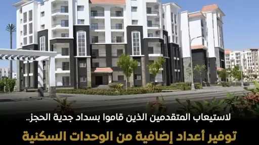 وزارة الإسكان: توفير أعداد إضافية من الوحدات السكنية بمشروع الحي السكني الثالث (R3) واستكمال توفير الوحدات بمشروع (R5)