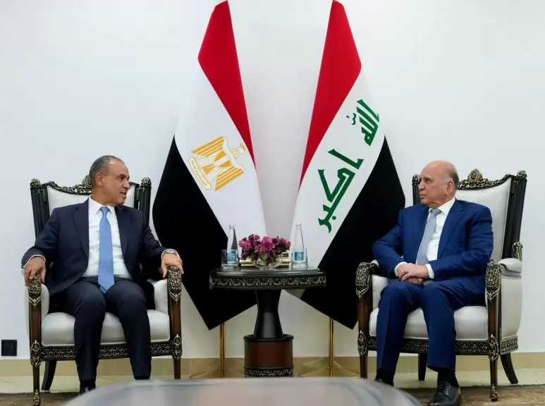 وزير الخارجية يبحث مع نظيره العراقي في بغداد العلاقات الثنائية والتطورات الإقليمية