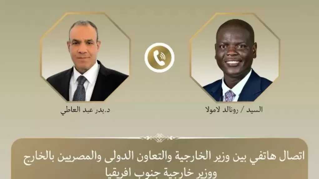 وزير الخارجية يبحث مع نظيره بجنوب أفريقيا التطورات في لبنان وغزة وخفض التصعيد