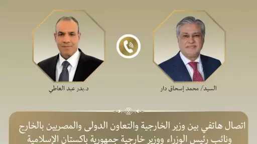 وزيرا خارجية مصر وباكستان يبحثان آخر مستجدات الوضع الإقليمي