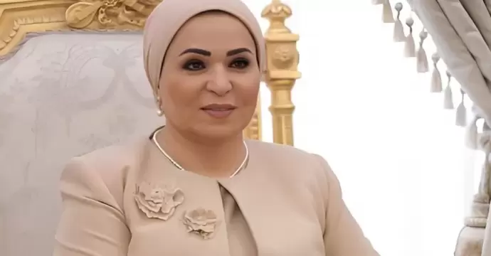السيده انتصار السيسي تهنئ المصريين بمناسبة شم النسيم