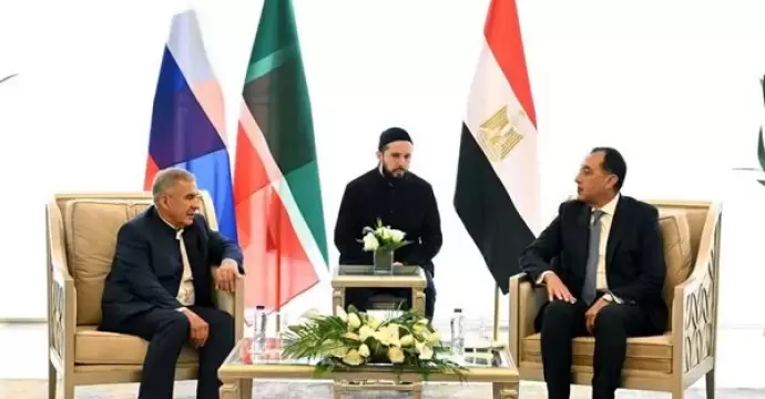 رئيس الوزراء يستقبل رئيس جمهورية تتارستان بروسيا الاتحادية