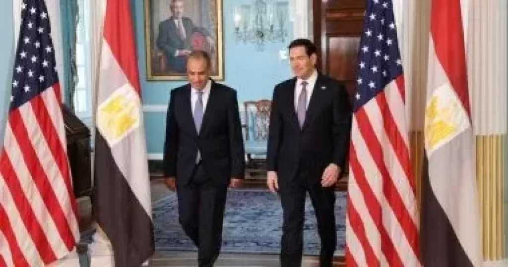 وزيرا خارجية مصر وأمريكا يناقشان مسار المفاوضات بين الولايات المتحدة وايران