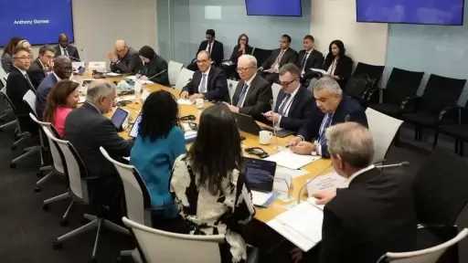 نائب رئيس الوزراء للشئون الاقتصادية يشارك في عدد من الاجتماعات واللقاءات بحضور وفد حكومي رفيع المستوى