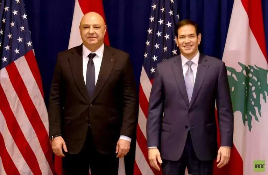 وزير الخارجية الأمريكي يؤكد للرئيس اللبناني استمرار مساعي التوصل لوقف للنار تمهيدا لإحلال السلام