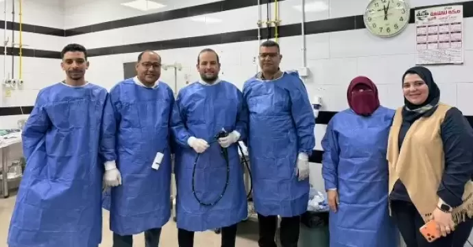 مستشفى بني سويف الجامعي تنجح فى إنقاذ طفلة ابتلعت جسمًا معدنيا