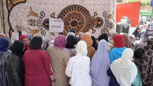 محافظ الغربية يتفقد القافلة الطبية الشاملة بقرية شقرف