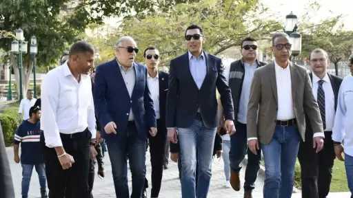 ​وزير الشباب والرياضة ومحافظ الجيزة يتفقدان طفرة التطوير بنادي الصيد بأكتوبر وميدان الرماية الجديد