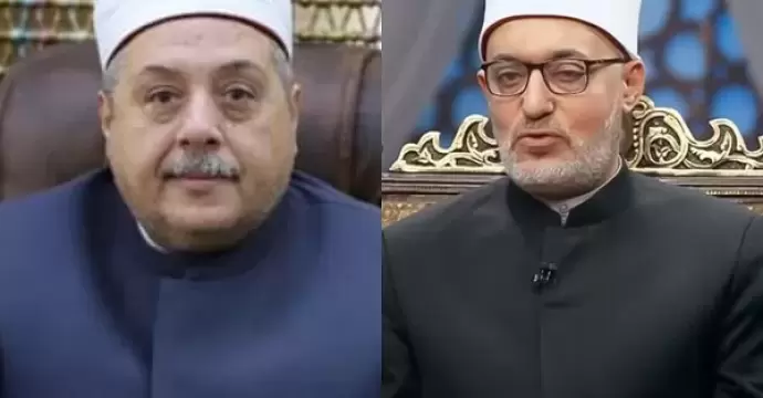 مفتي الجمهورية يهنئ الشيخ أيمن عبدالغني لتكليفه بتسيير أعمال وكيل الأزهر