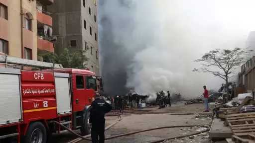 السيطرة على حريق نشب داخل مخزن خردة بمدينة نصر