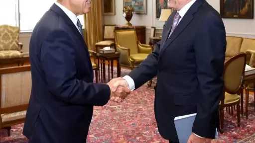 وزير الخارجية يستقبل المبعوث الشخصي للسكرتير العام للأمم المتحدة للشرق الأوسط