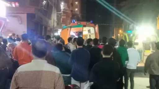 التصريح بدفن سيدة وطفل لقيا مصرعهما إثر سقوط مواد بناء عليهما بالمحلة