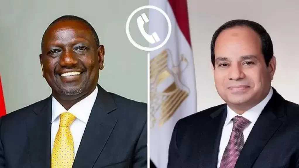 الرئيس السيسي يبحث مع رئيس كينيا أزمة السودان وملف مياه النيل.. ويؤكد: حريصون على تعزيز التعاون التنموي