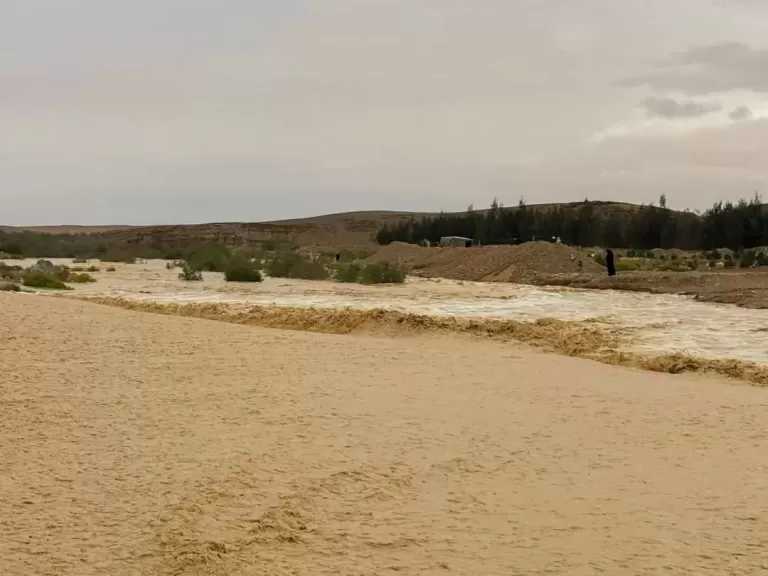 الدكتور سويلم يتابع موقف السيول التي تعرضت لها محافظة شمال سيناء يوم الإثنين الموافق ٢٧ أبريل ٢٠٢٦