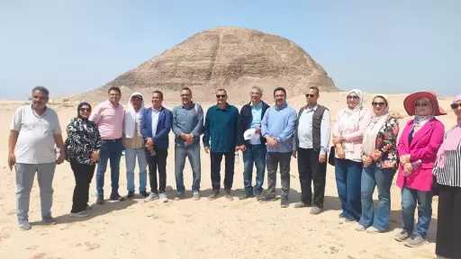 أمين الأعلى للآثار يتفقد مواقع أثرية بالفيوم والغربية والدقهلية لمتابعة مشروعات الترميم.. صور