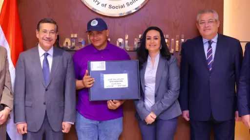 وزارة التضامن الاجتماعي وبنك التعمير والإسكان يشهدان توزيع عدد من الأجهزة التعويضية لطلاب الجامعات من ذوي الإعاقة