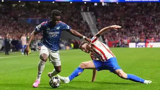 ساكا: واثق في تأهل أرسنال لنهائي دوري أبطال أوروبا