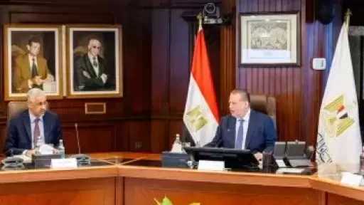 محافظ البنك المركزي يلتقي رئيس بنك التنمية الإفريقي الجديد لبحث التعاون