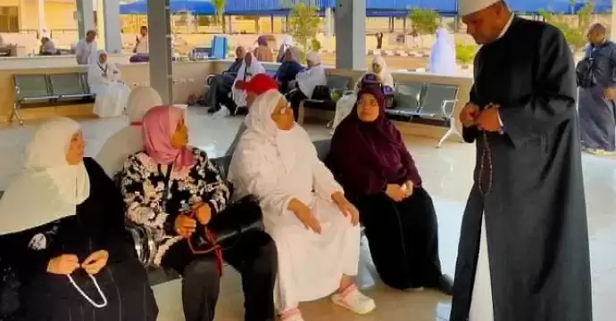 محاضرات توعية لحجاج النقل البري في ميناء نويبع