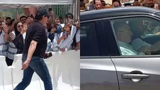 خالد الجندي ومحمد رياض في جنازة عبدالرحمن أبو زهرة