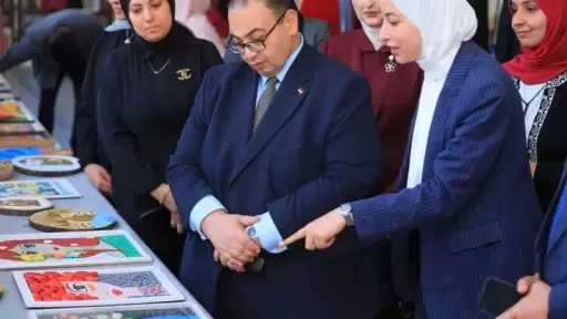 رئيس جامعة كفر الشيخ يشهد فعاليات الملتقى الإبداعي الأول لرياض الأطفال بكلية التربية