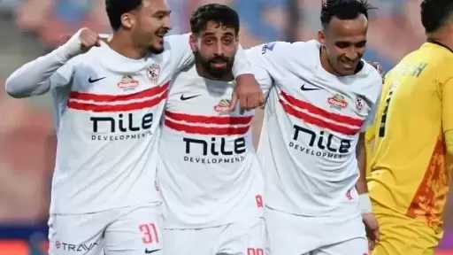 الزمالك يتقدم على اتحاد العاصمة بهدف الدباغ في الشوط الأول بنهائي الكونفدرالية