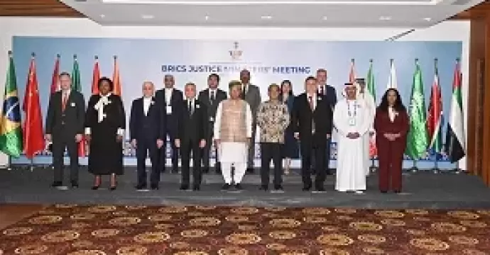 وزير العدل يشارك في اجتماع وزراء العدل لدول تجمع بريكس