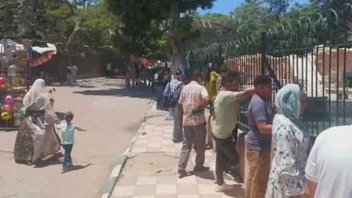 إقبال كبير من المواطنين على حديقة حيوان الإسكندرية في ثالث أيام عيد الأضحى