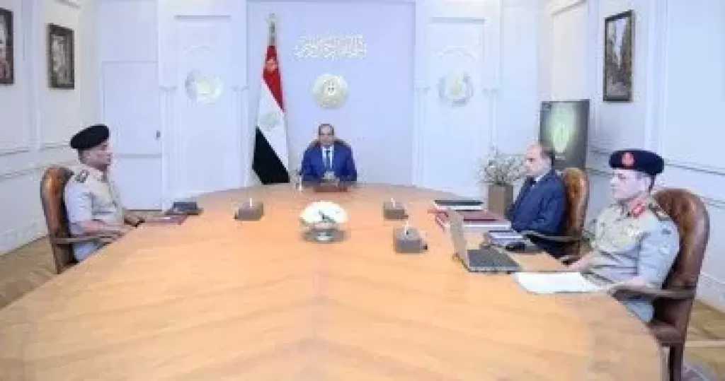 الرئيس السيسى يؤكد أهمية سرعة تنفيذ المراحل المختلفة للمشروعات القومية