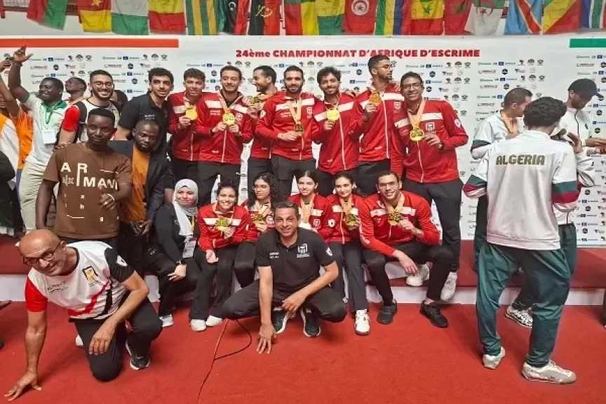 مصر ترفع رصيدها إلى 16 ميدالية بعد التتويج بثلاث ذهبيات في بطولة أفريقيا للسلاح