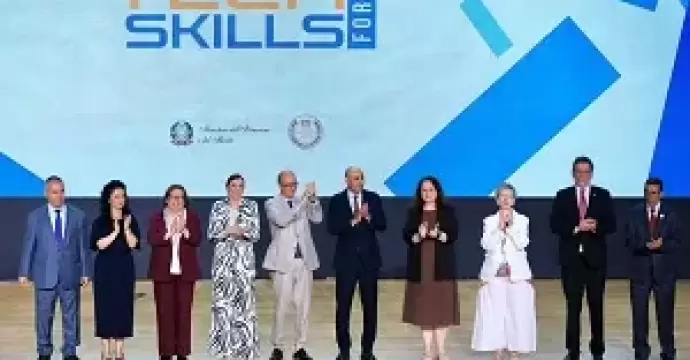 وزير التعليم ونظيره الإيطالي يشهدان الجلسة الختامية لمنتدى التعليم التقني والمهني لدول البحر المتوسط