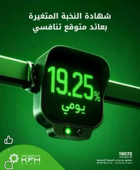 بنك بيت التمويل الكويتي مصر يتيح شهادة “النخبة” بعائد متغير يصل إلى 19.50%