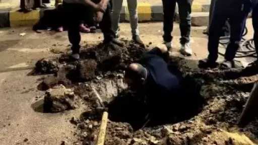 تحويلات مرورية لتنفيذ أعمال إصلاح هبوط أرضى بمحور عبدالحميد بدوى