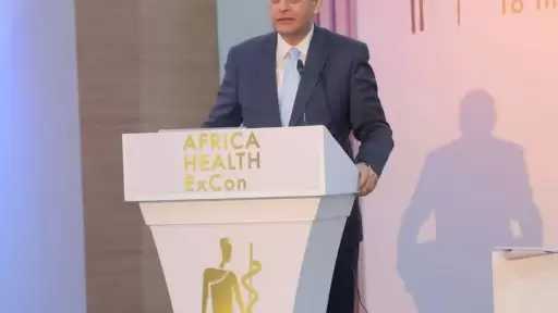 الدكتور هشام ستيت يشارك بجلسة السيادة الصحية الإفريقية ضمن فعاليات Africa Health ExCon