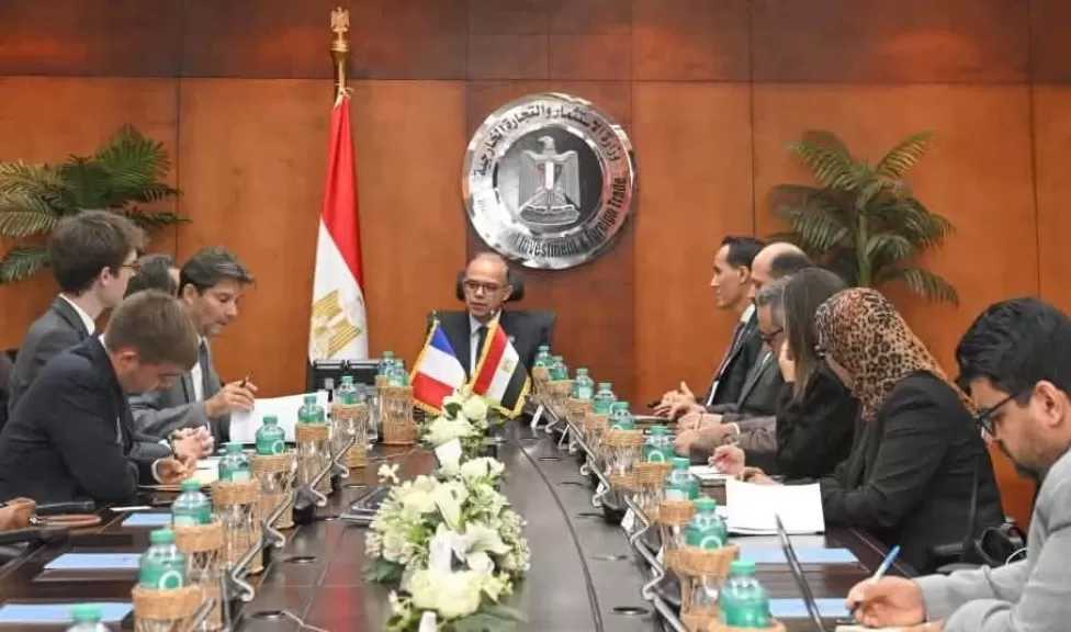 وزير الاستثمار يبحث مع السفير الفرنسي تعميق التعاون الاستثماري والتجاري