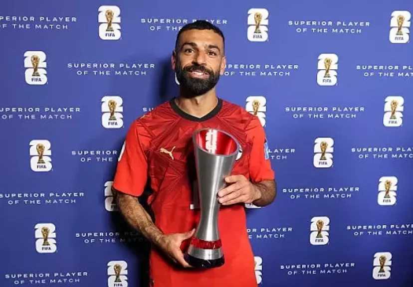 صلاح رجل مباراة الانتصار التاريخي لمنتخب مصر أمام نيوزيلندا في كأس العالم