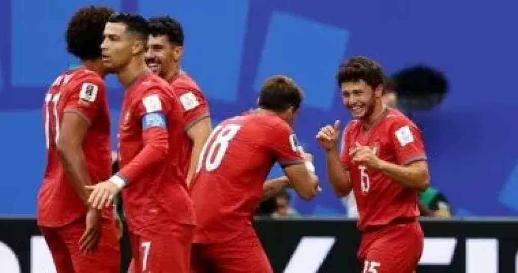 البرتغال ضد أوزبكستان.. مينديز يضيف هدفا ثانيا لبرازيل أوروبا 2-0